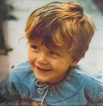 Edin Dudojević as a child
