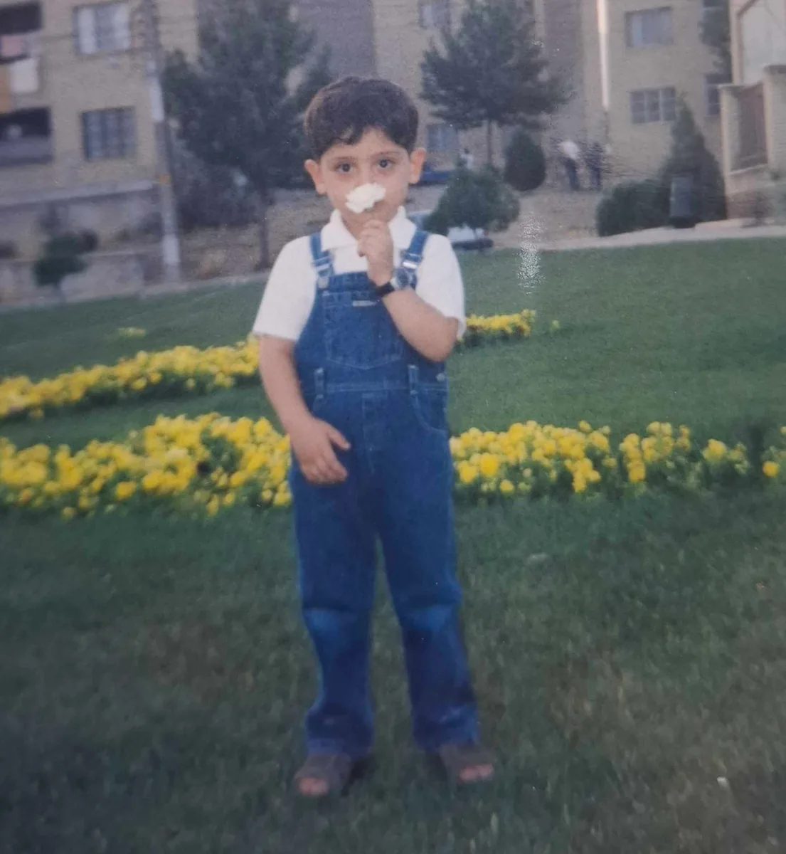 Mehran Sarmadi as a child