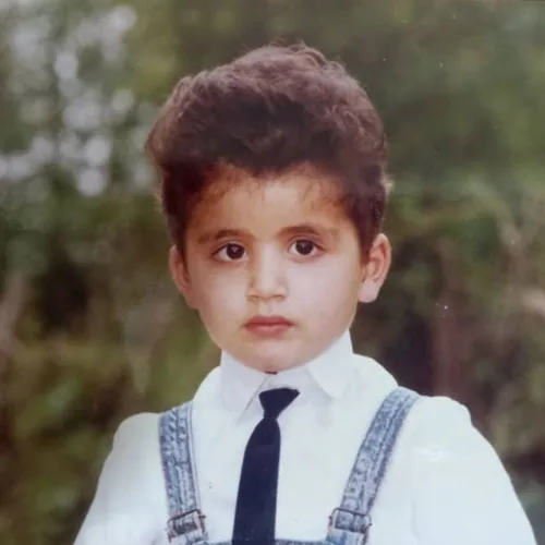 Reza (Shahin) Khanipour as a child