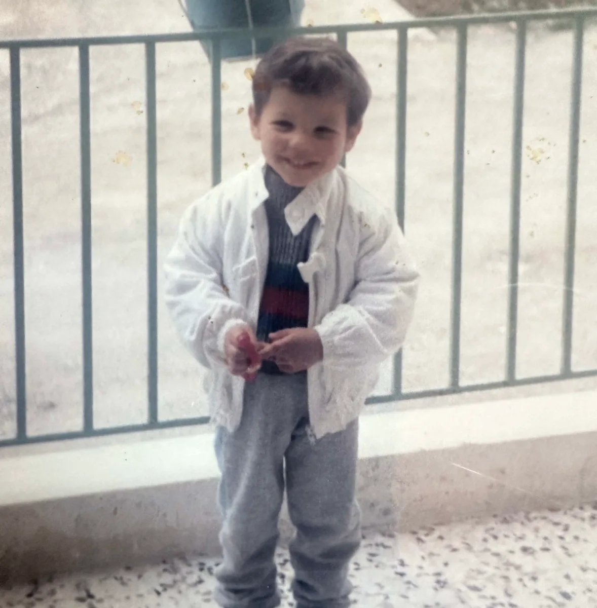 Thanos Giannakopoulos as a child